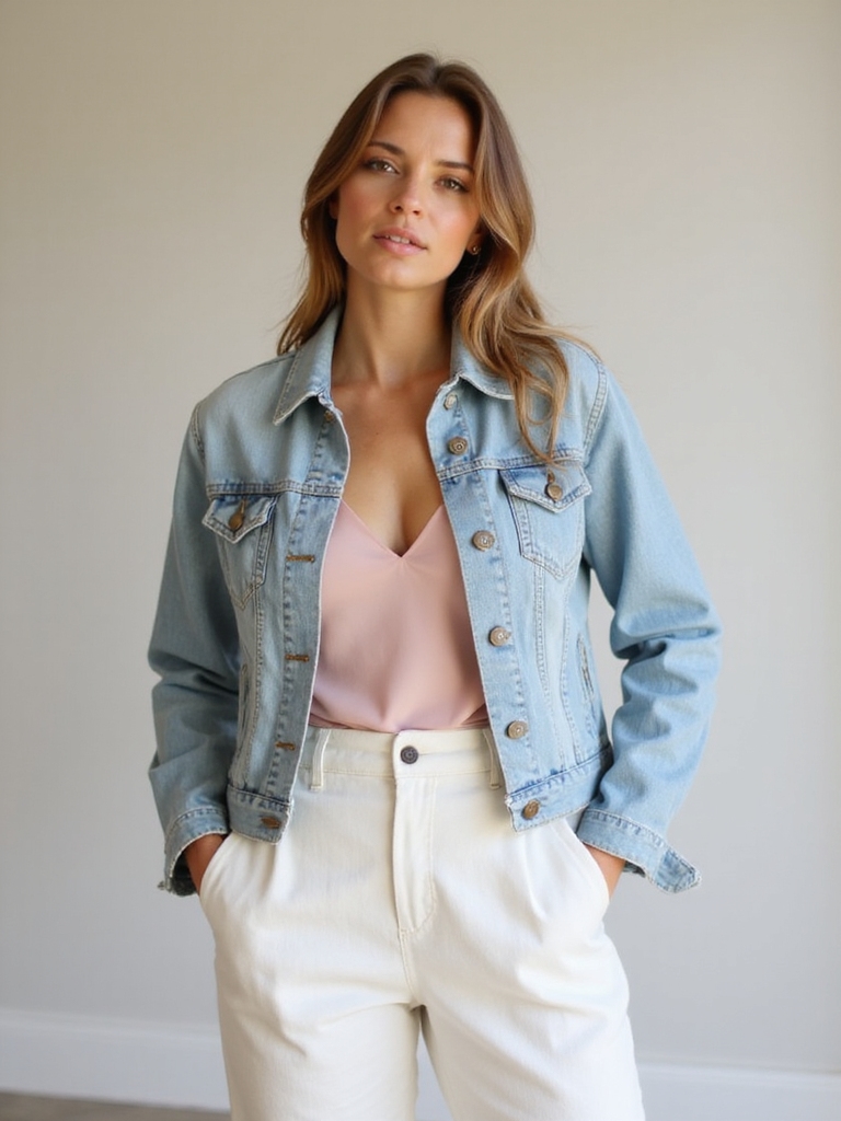 effortless denim outfit styling