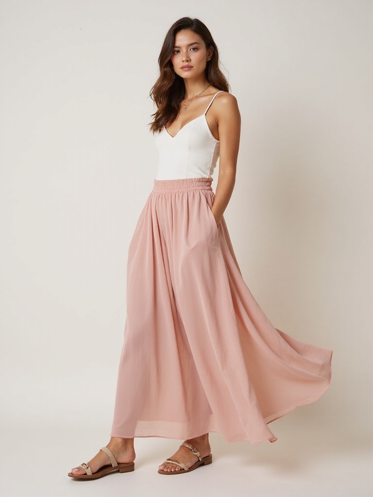 effortless flowy maxi styling