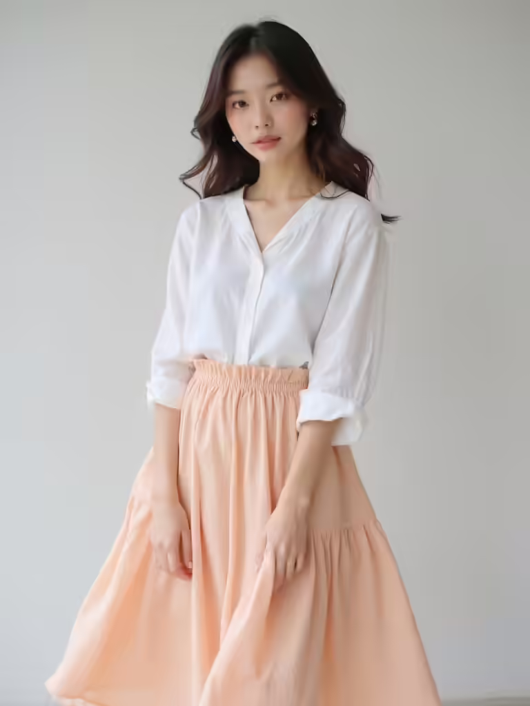 effortless korean summer style