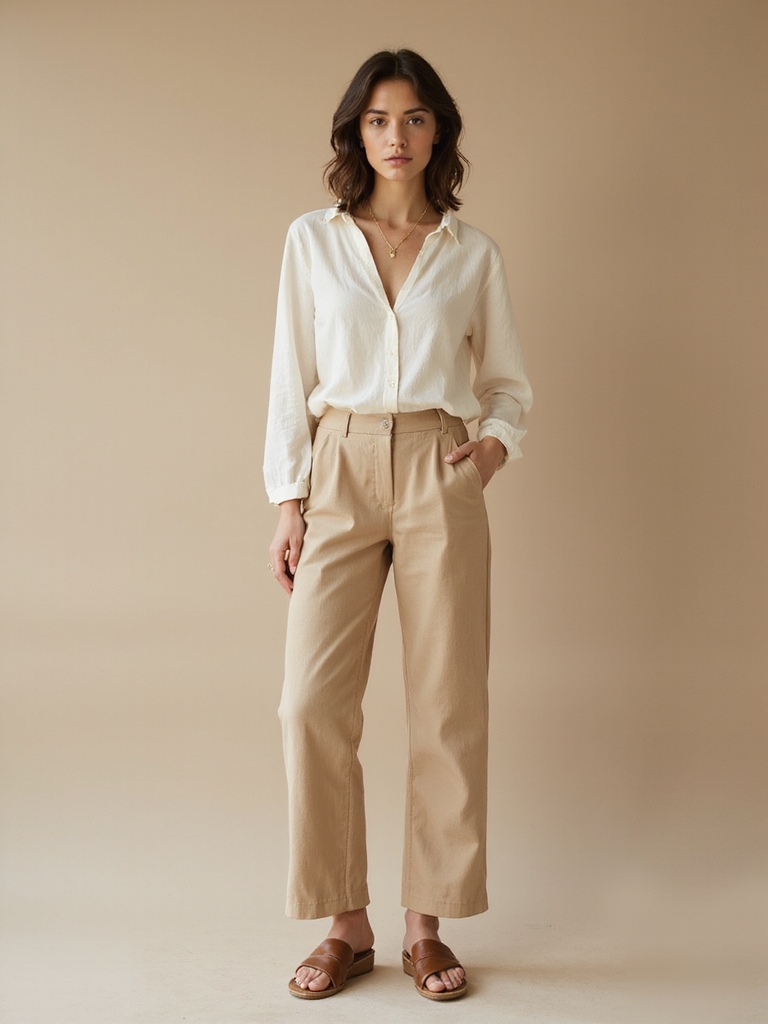 effortless neutral spring wardrobe