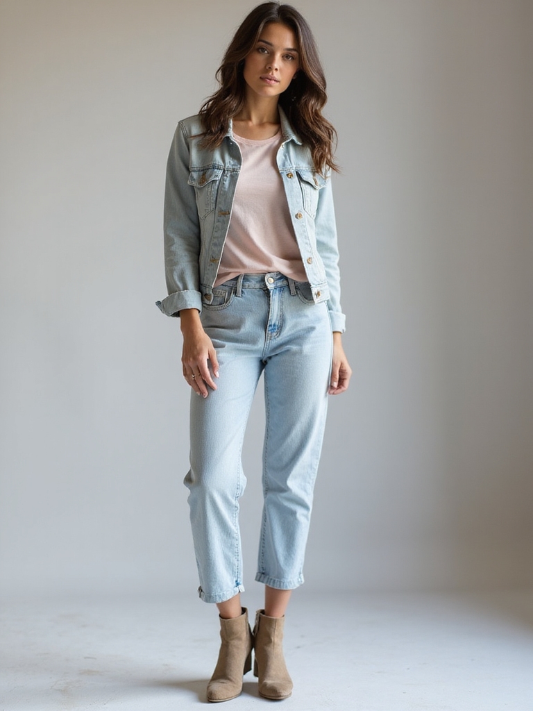 effortless spring denim style