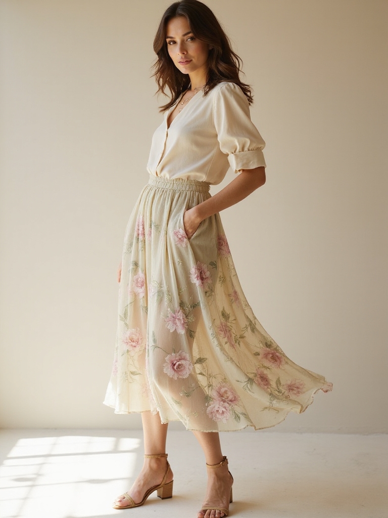 effortless spring floral style
