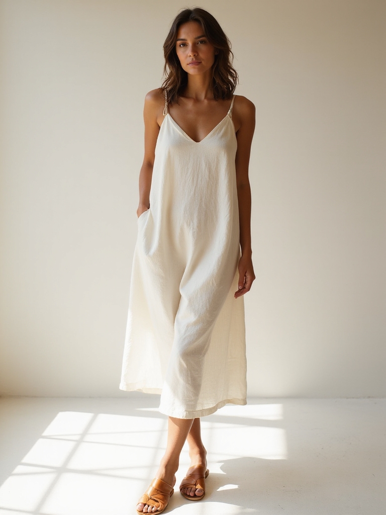 effortless summer dress style