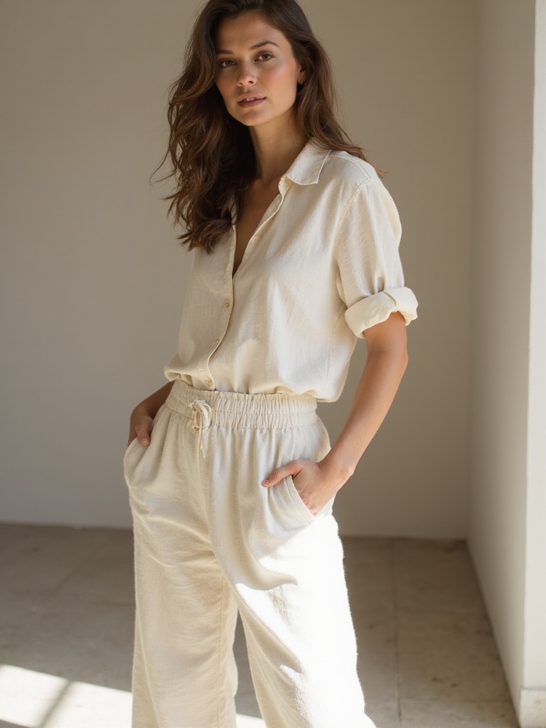 effortless summer linen elegance