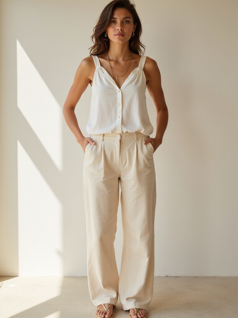 effortless summer linen style