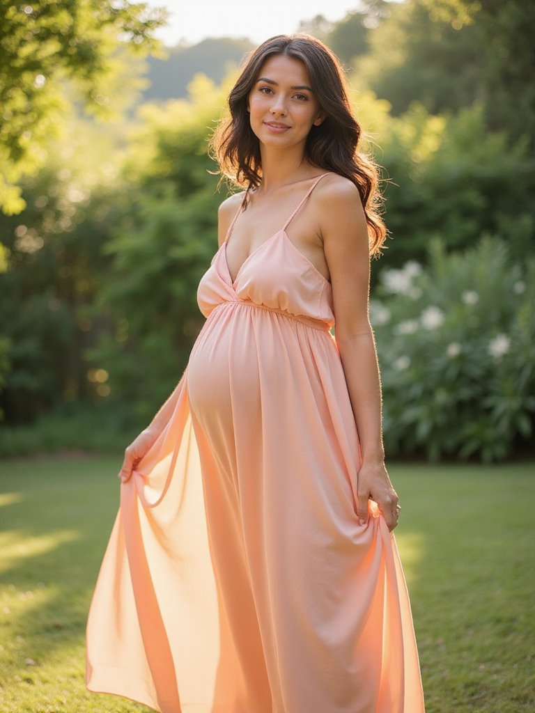 effortless summer maternity style