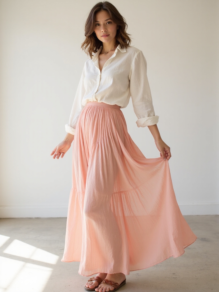 effortless summer maxi skirts
