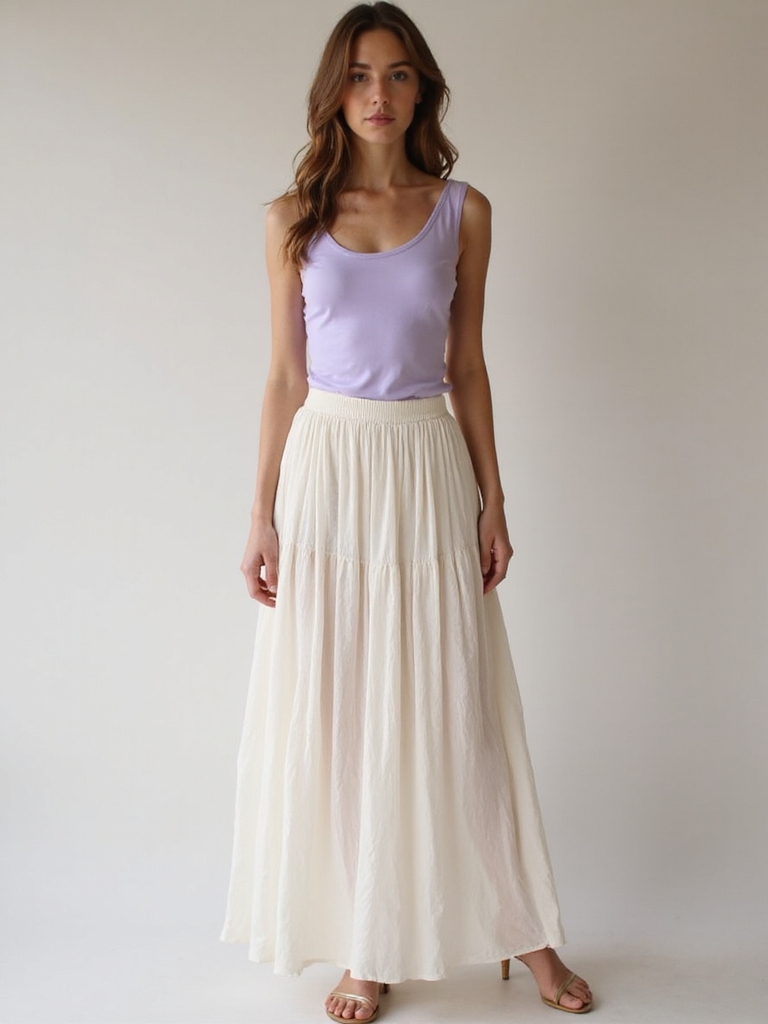 effortless summer skirt style