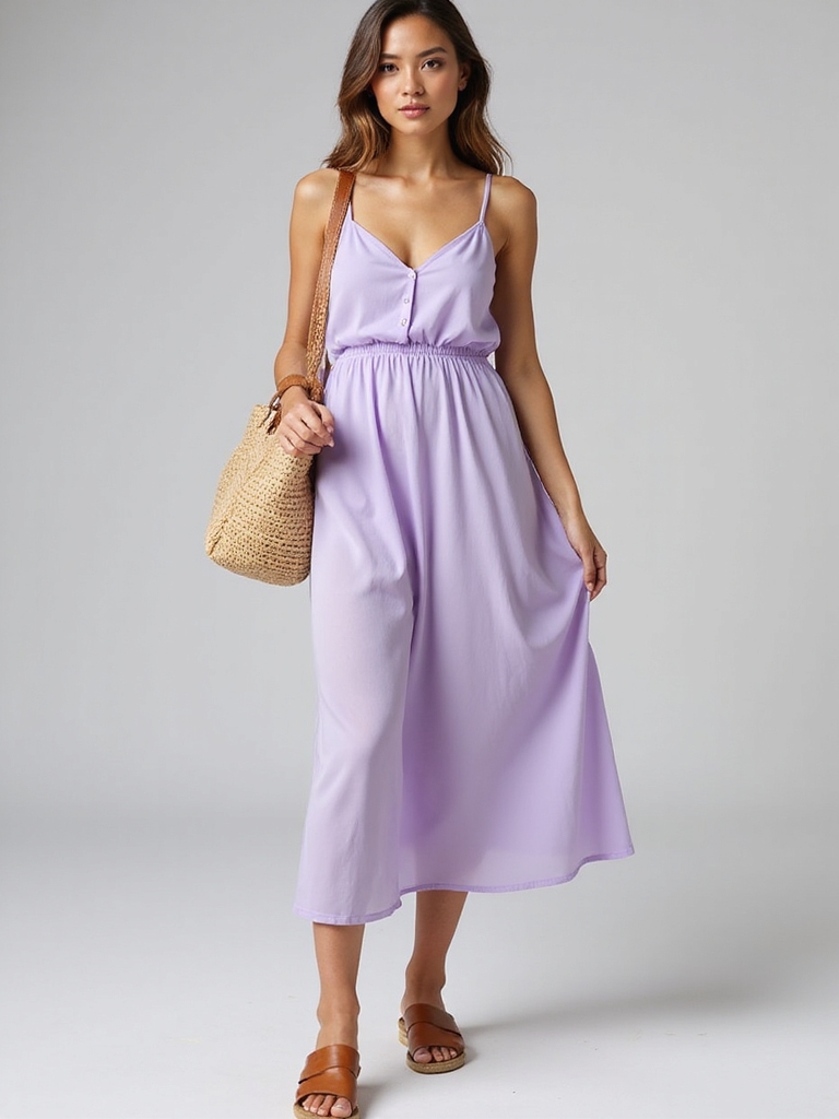 effortless summer sundress styling