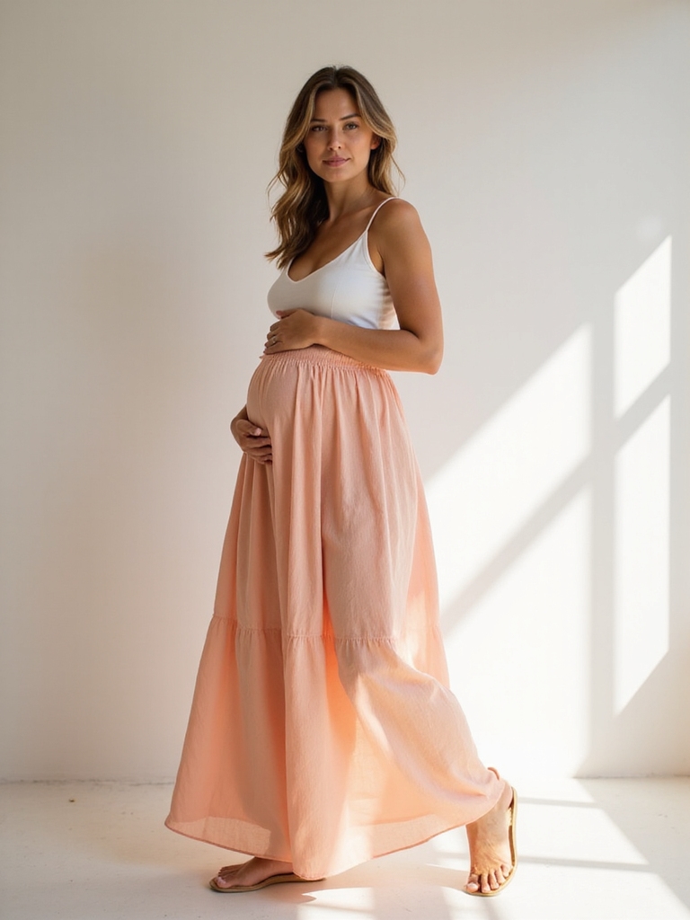 effortlessly chic maternity fashion