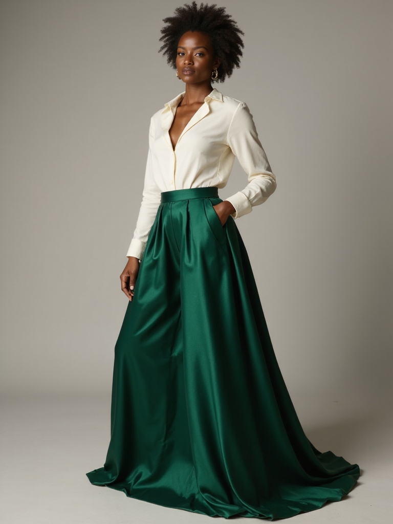 elegant skirts through fabric