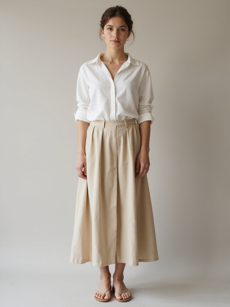 elegant summer midi skirts