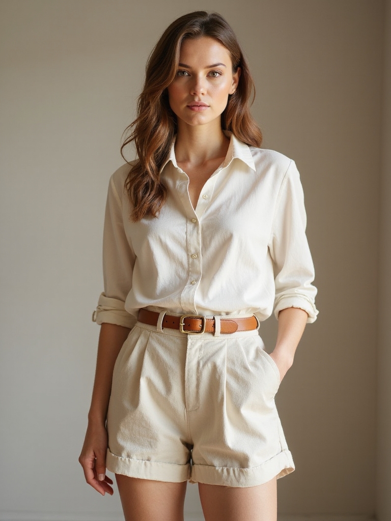 elegant summer tailored shorts