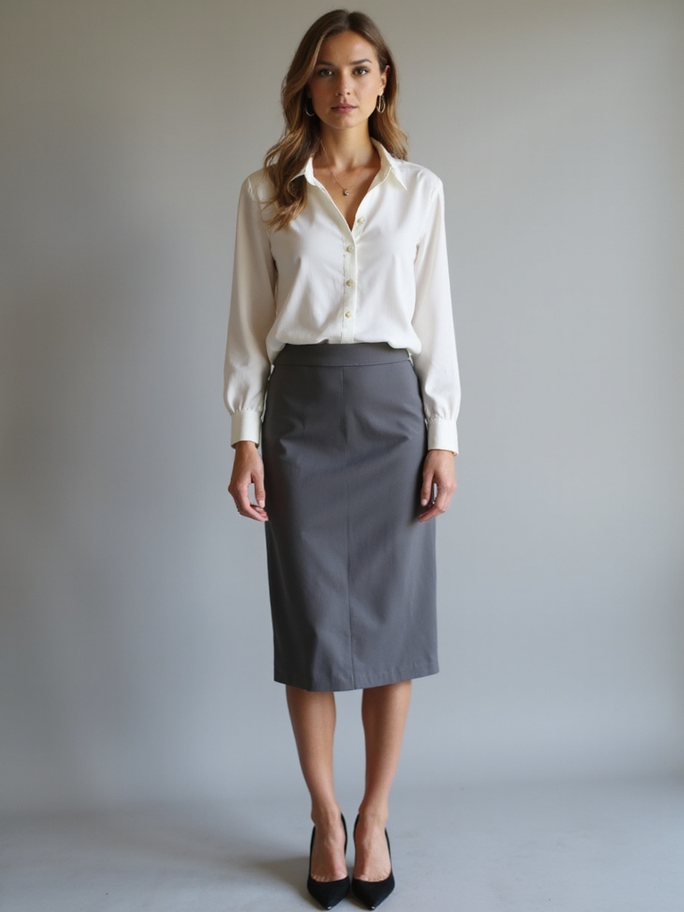 elevate pencil skirt styling