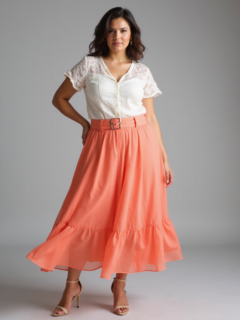 elevate with high waisted skirts