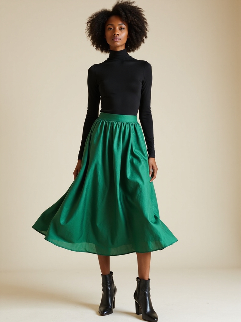 empowerment through vibrant skirts