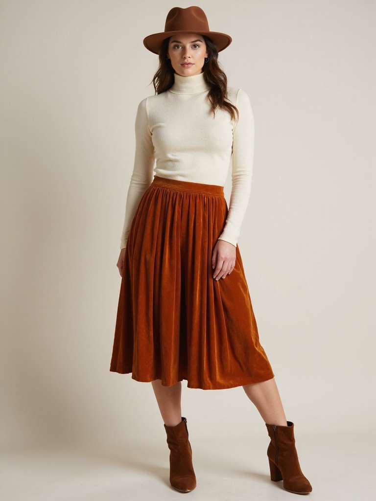 fall skirt length guide