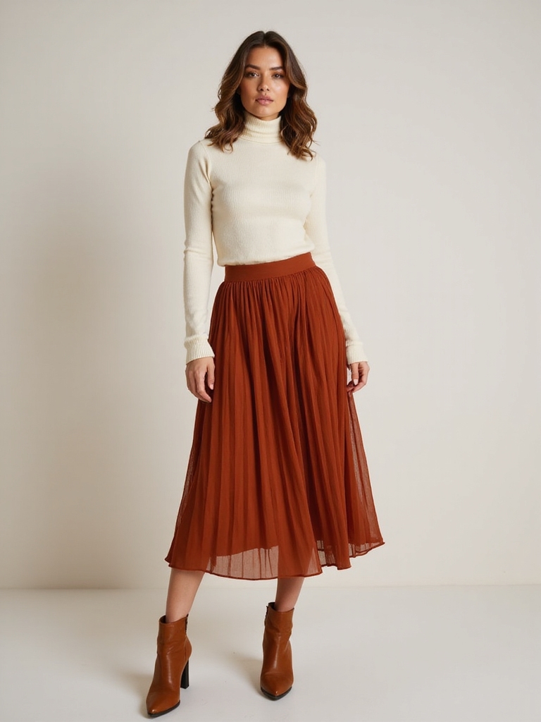 fall skirts midi lengths