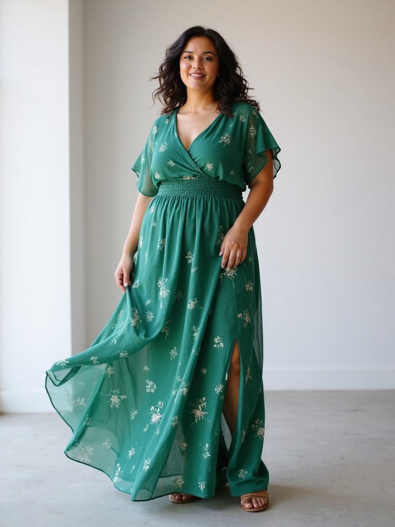 flattering flowy maxi dresses