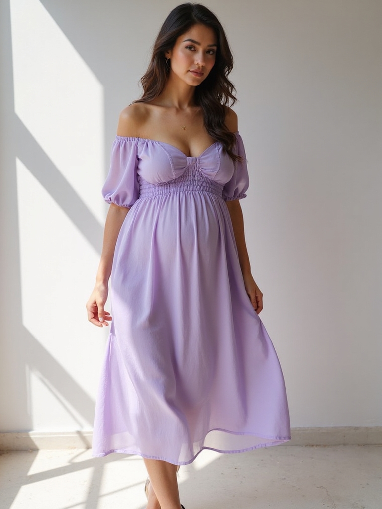 flattering flowy midi dresses