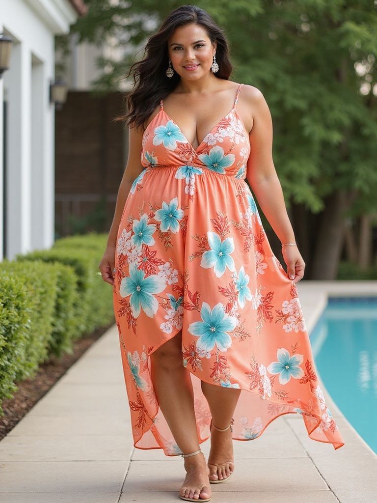 flattering flowy sundresses for curves