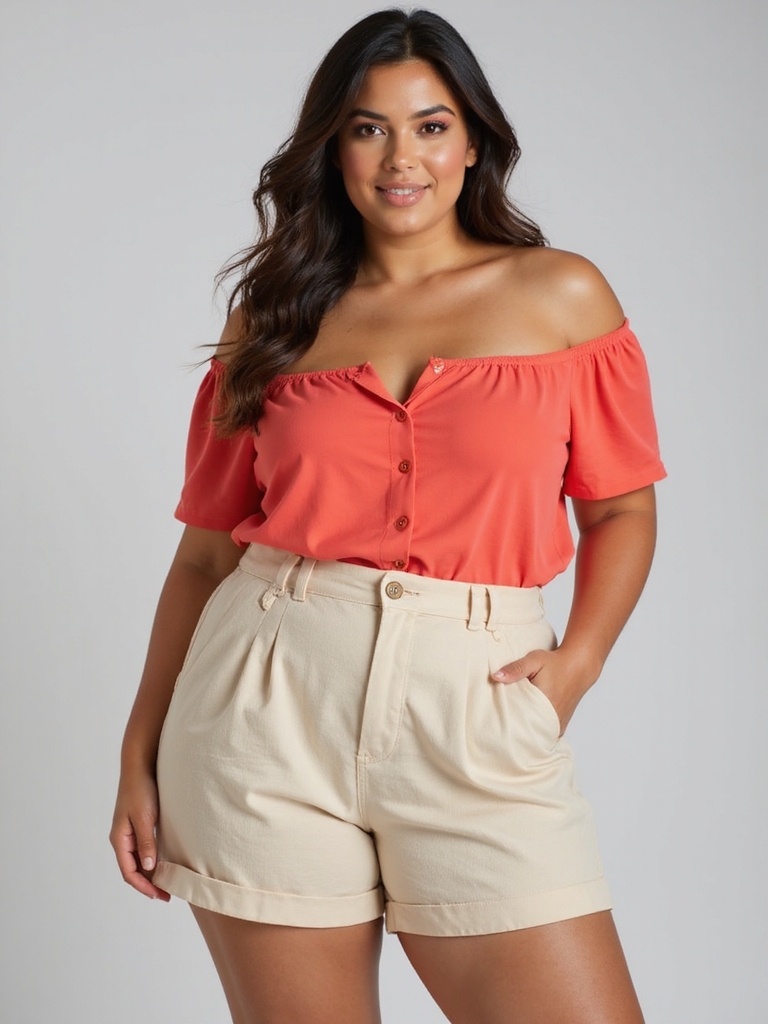 flattering high waisted shorts