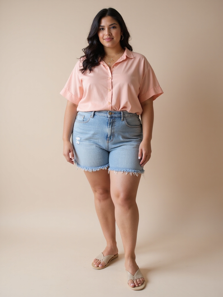 flattering high waisted shorts styling