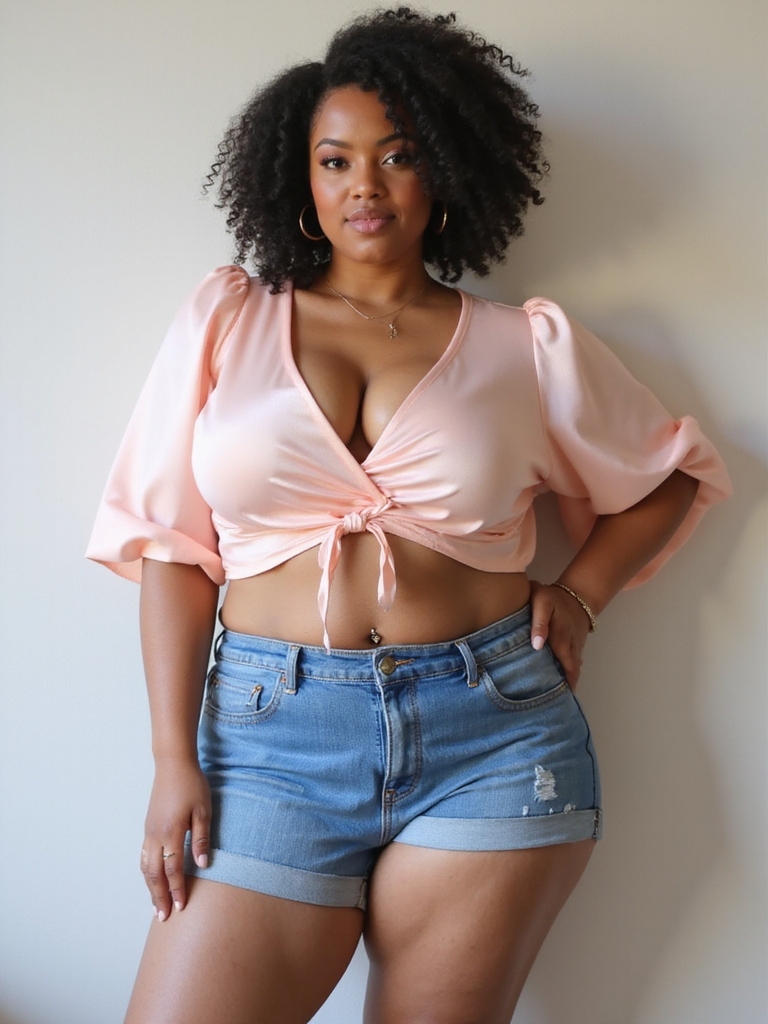 flattering high waisted shorts styling