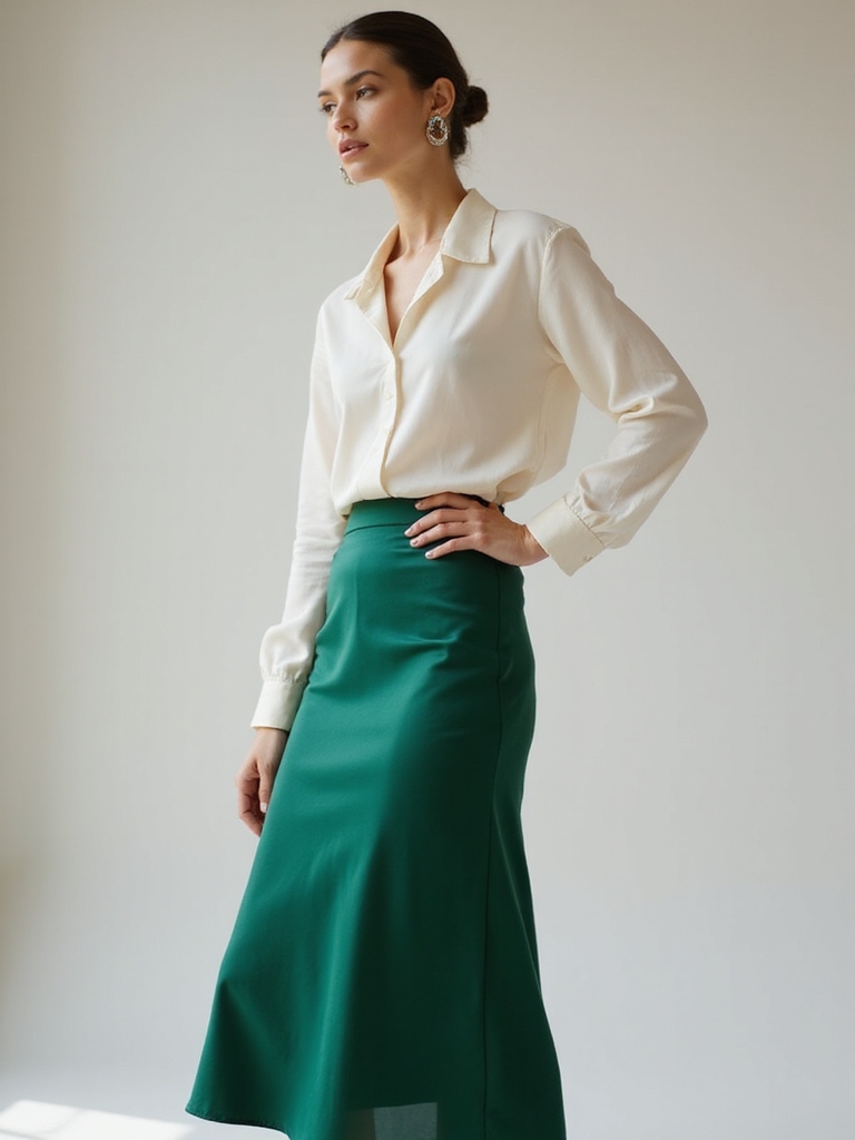flattering midi skirt lengths