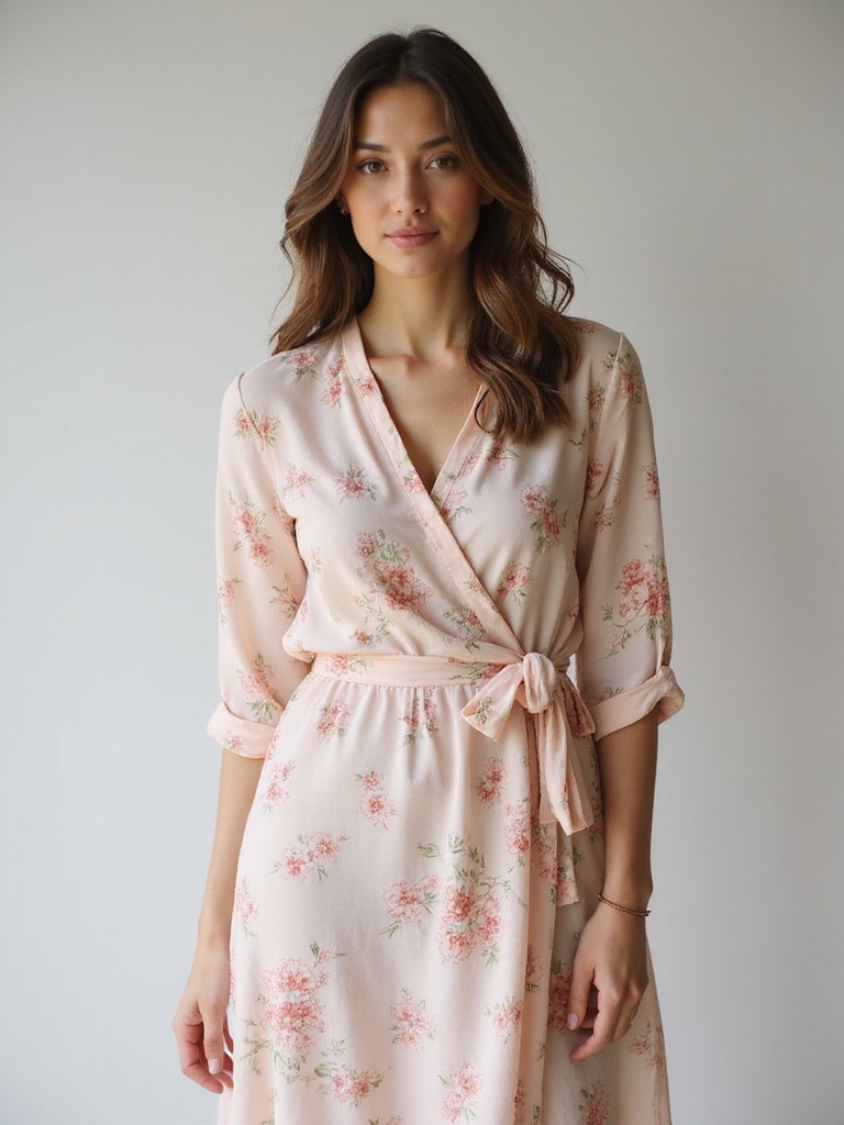 flattering modest wrap dresses