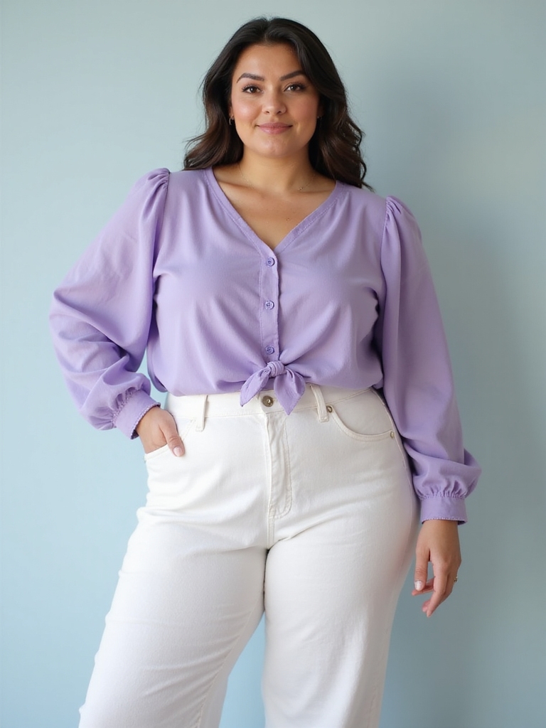 flattering plus size tops