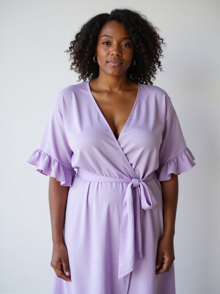 flattering plus size wrap dresses