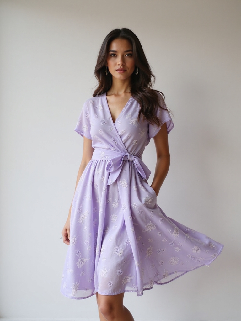 flattering spring wrap dresses