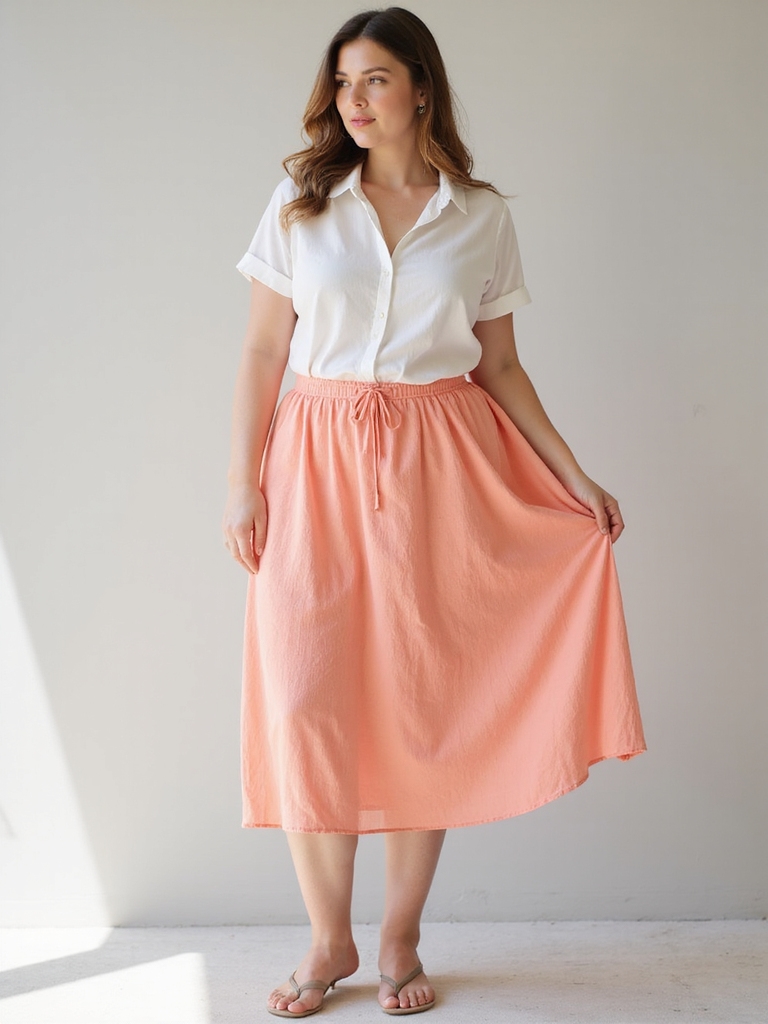 flattering summer a line skirts
