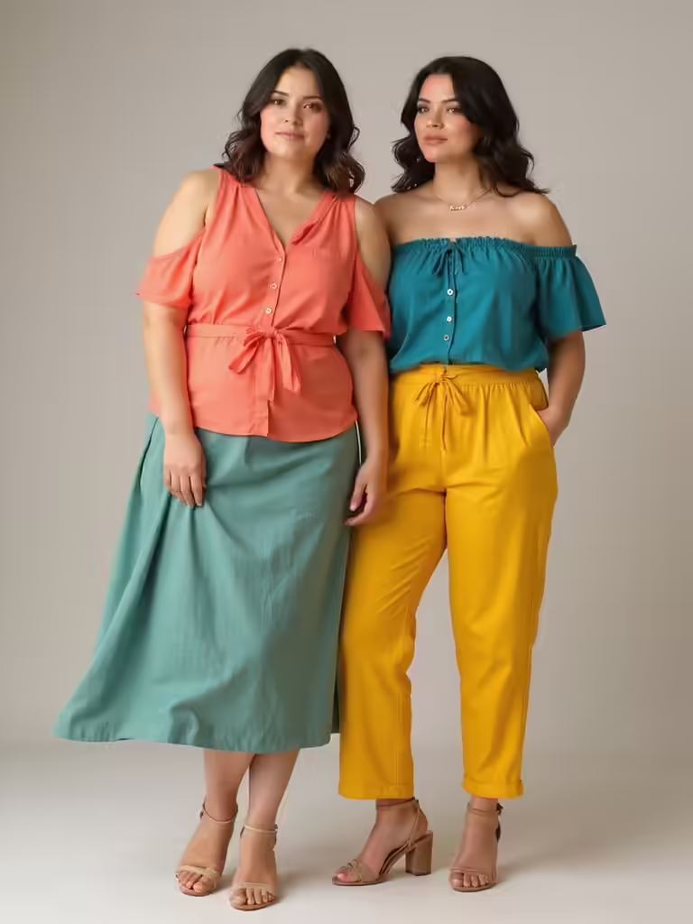 flattering summer outfits for pears