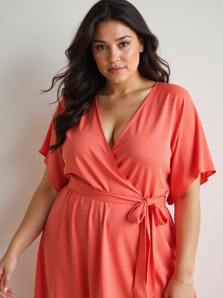 flattering wrap dress styles