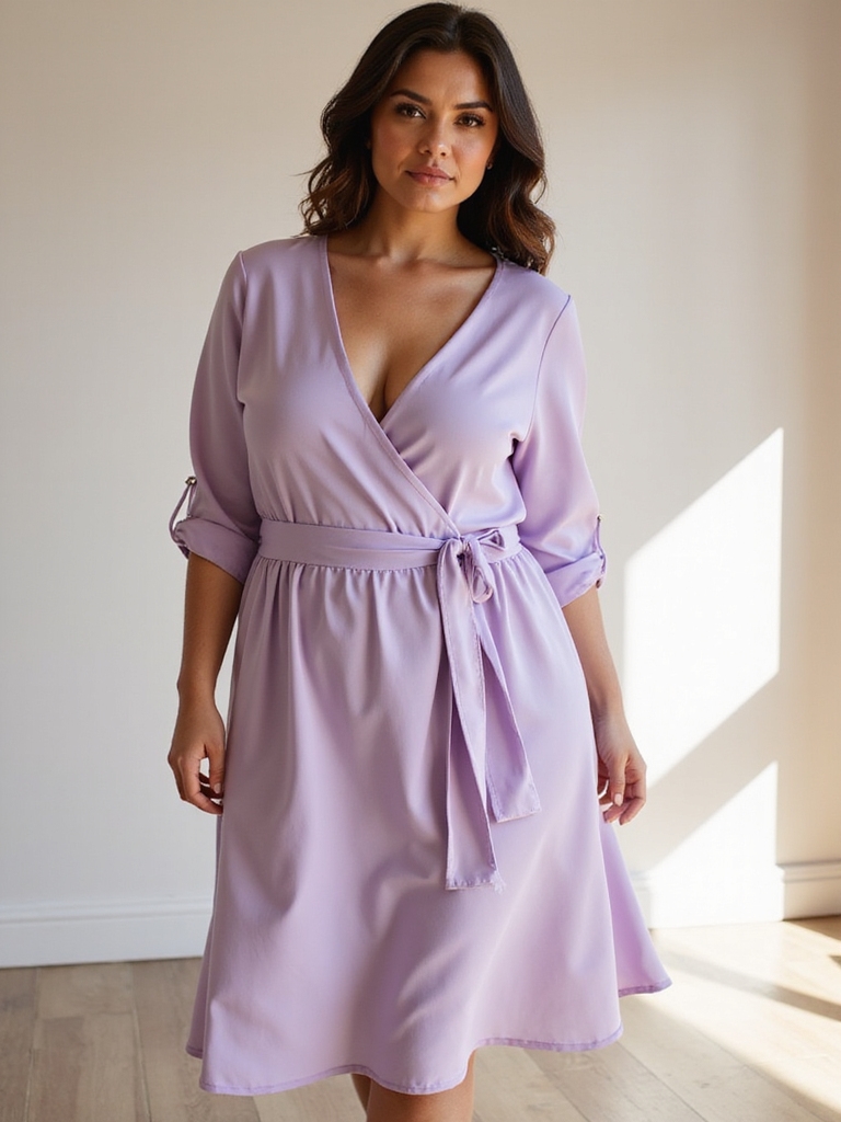 flattering wrap dresses for spring