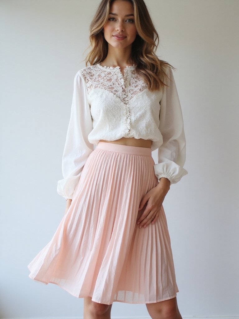 flowy skirts cropped tops