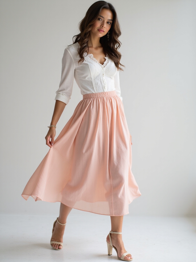 flowy skirts for spring