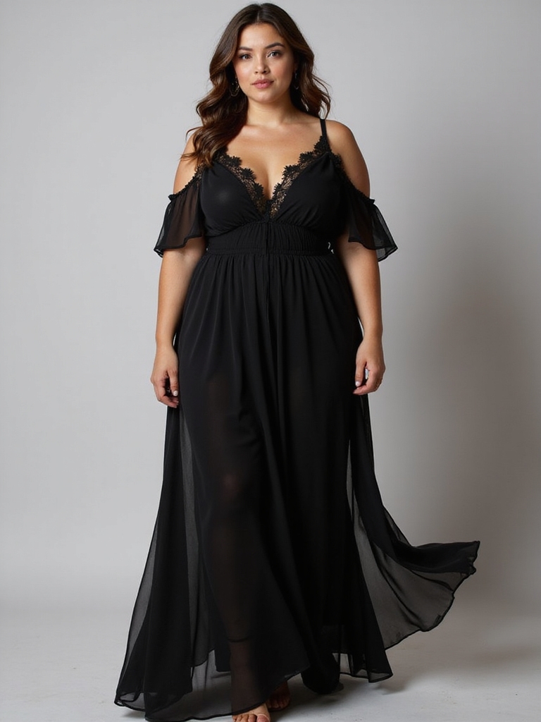 gothic summer maxi outfits