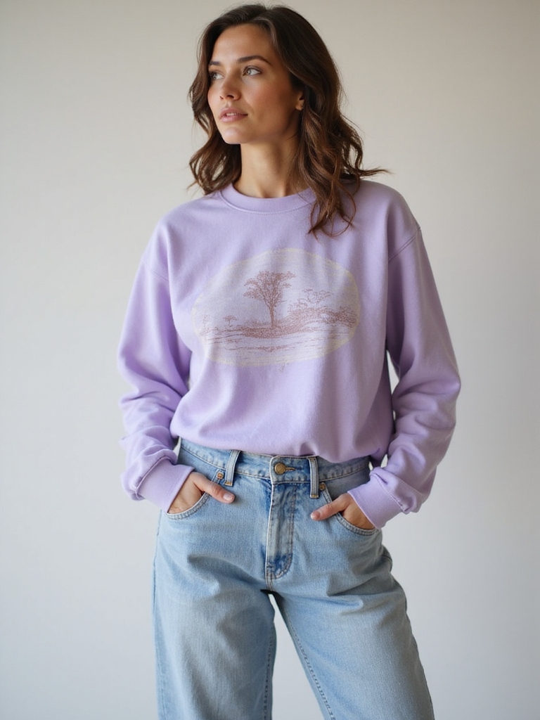 graphic sweatshirts relaxed jeans