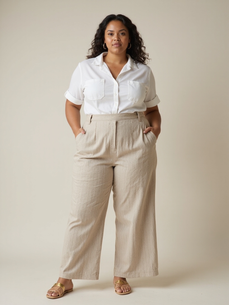 high waisted culottes and blouses