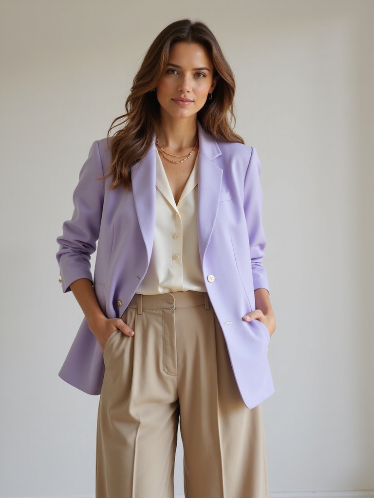 layered blazers for spring