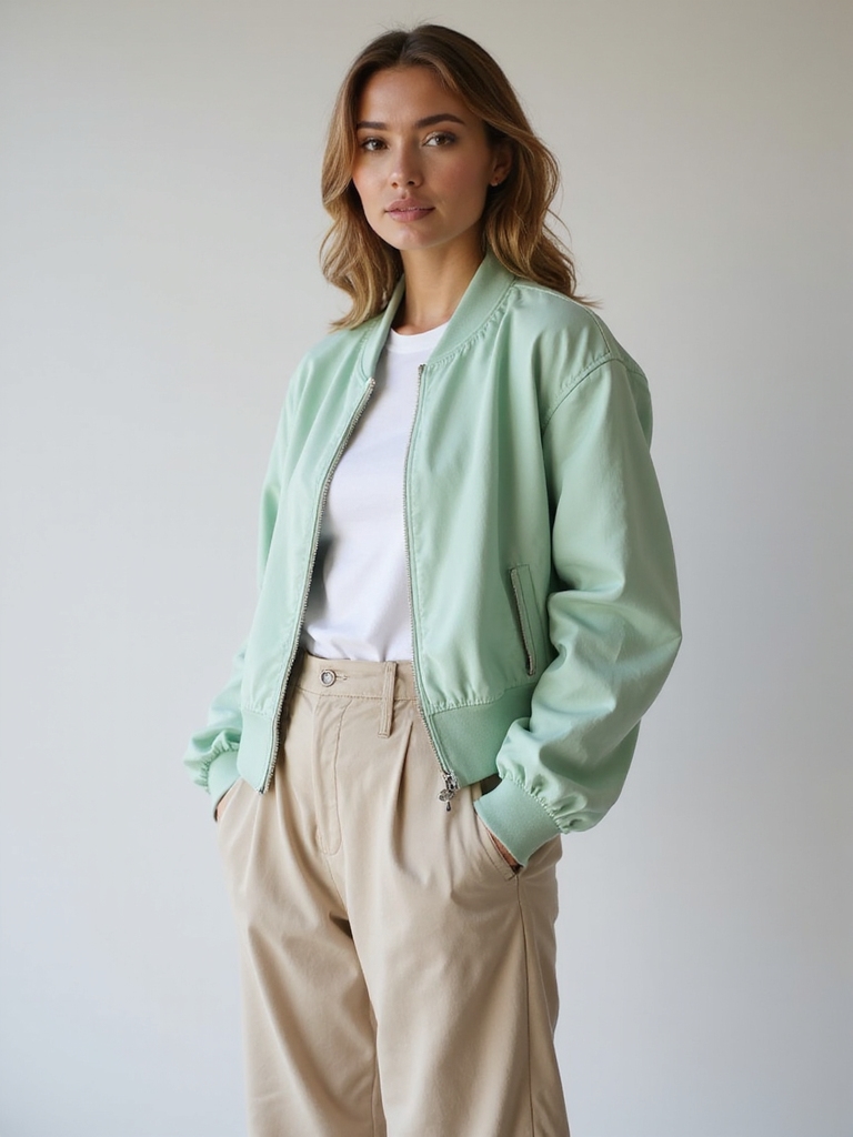layered light jacket style