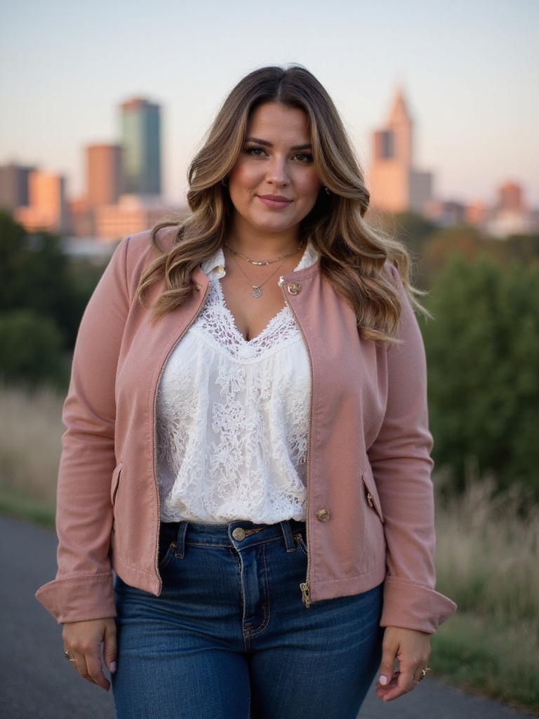 layered lightweight jacket styling