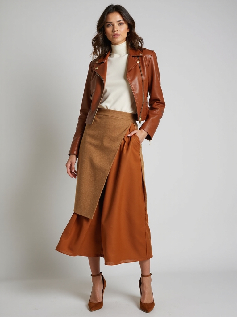 layered skirts for fall