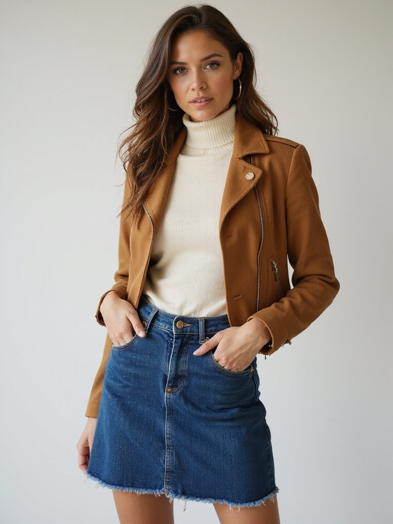 layering denim with jackets