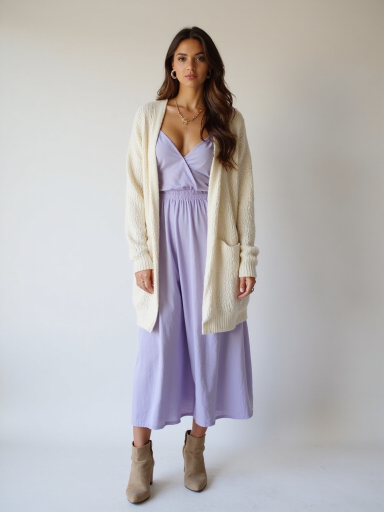 light breathable cardigan styling