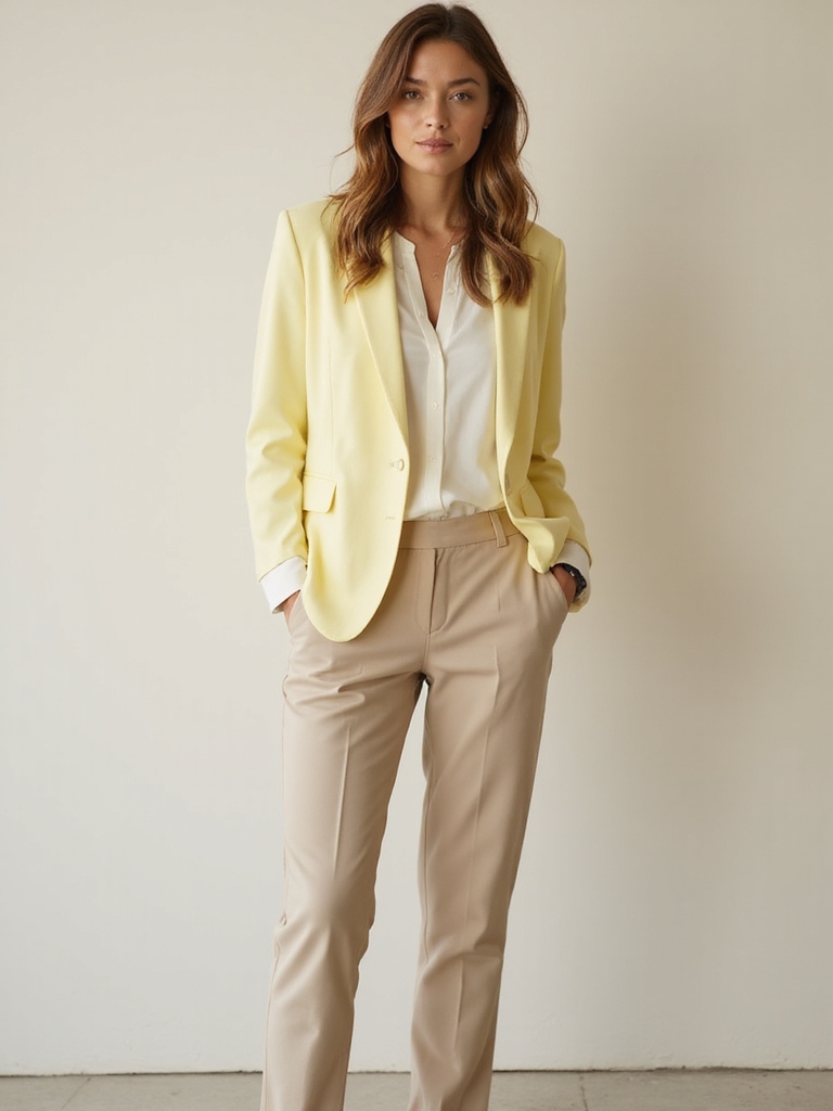 lightweight colorful office blazers