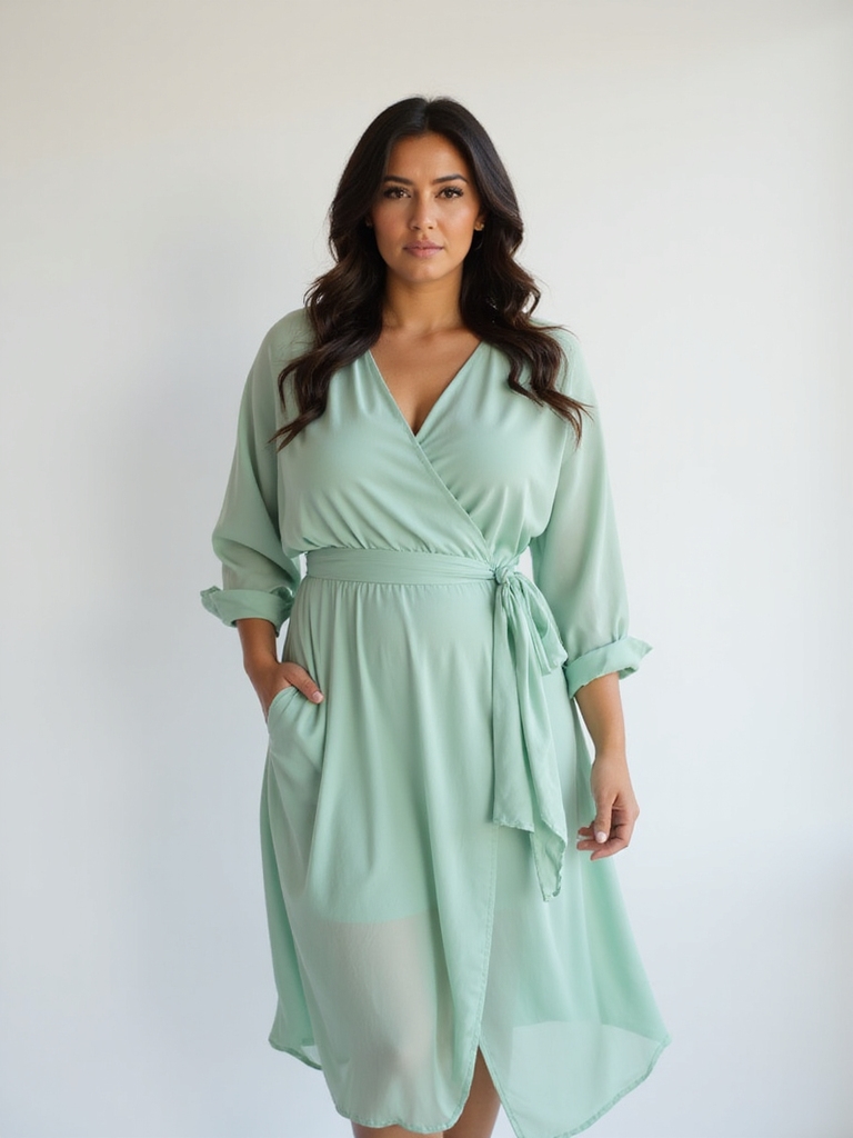 lightweight flattering wrap dresses